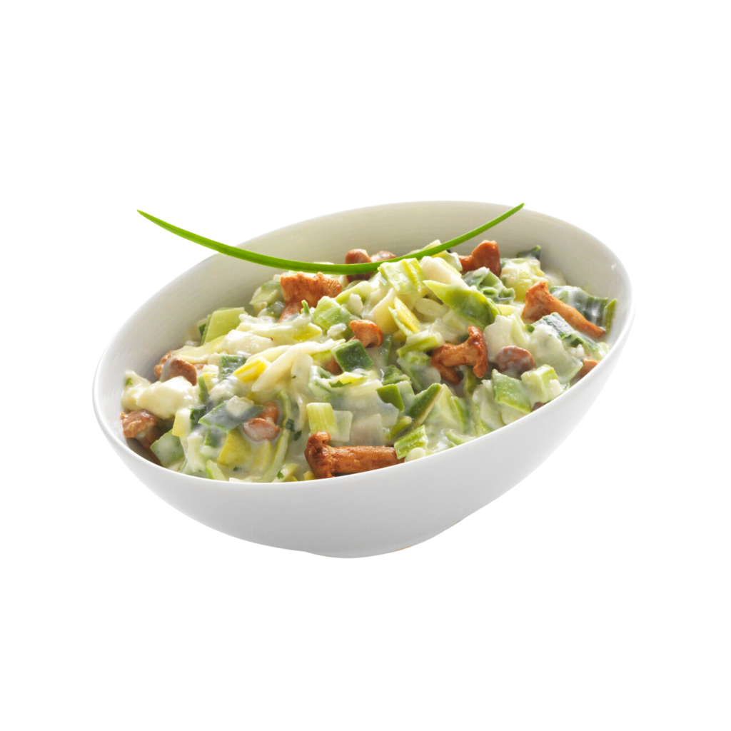 Fondue de poireaux aux girolles - 1,5KG