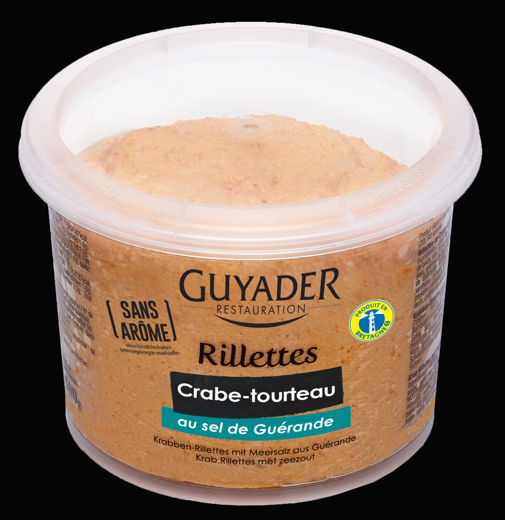 Rillettes de crabe au sel de Guérande - 500G