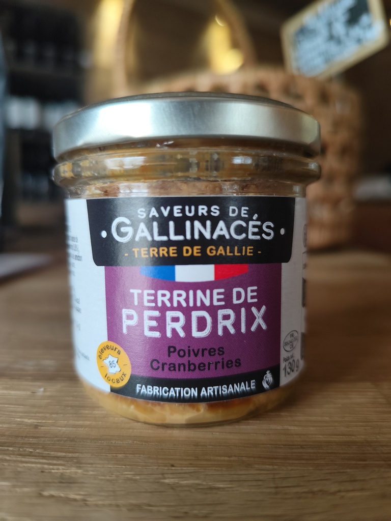 Terrine de perdrix (130gr)