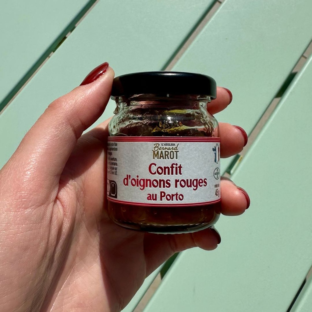 Confit d'oignons rouge au porto- 50G