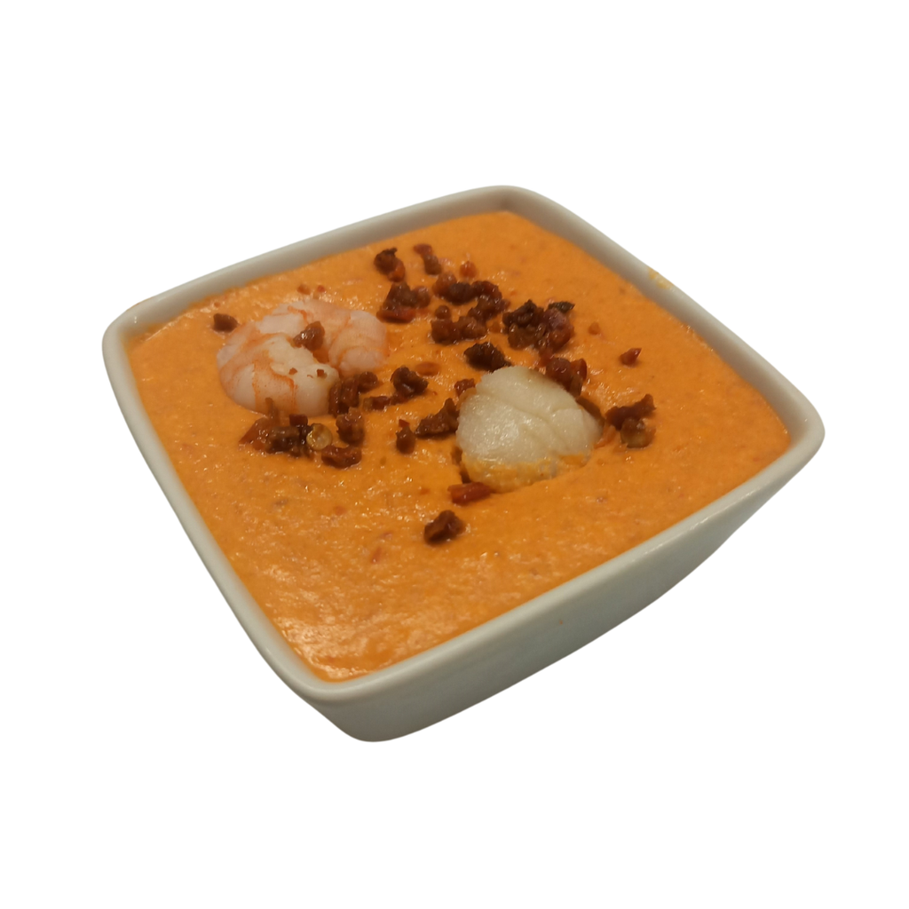 Cassolettes de gambas et noix de St Jacques sauce chorizo x2 - 280G