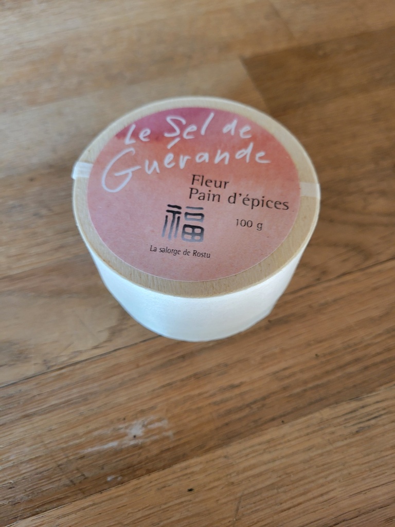 Fleur de sel - pain d'épices - 100gr