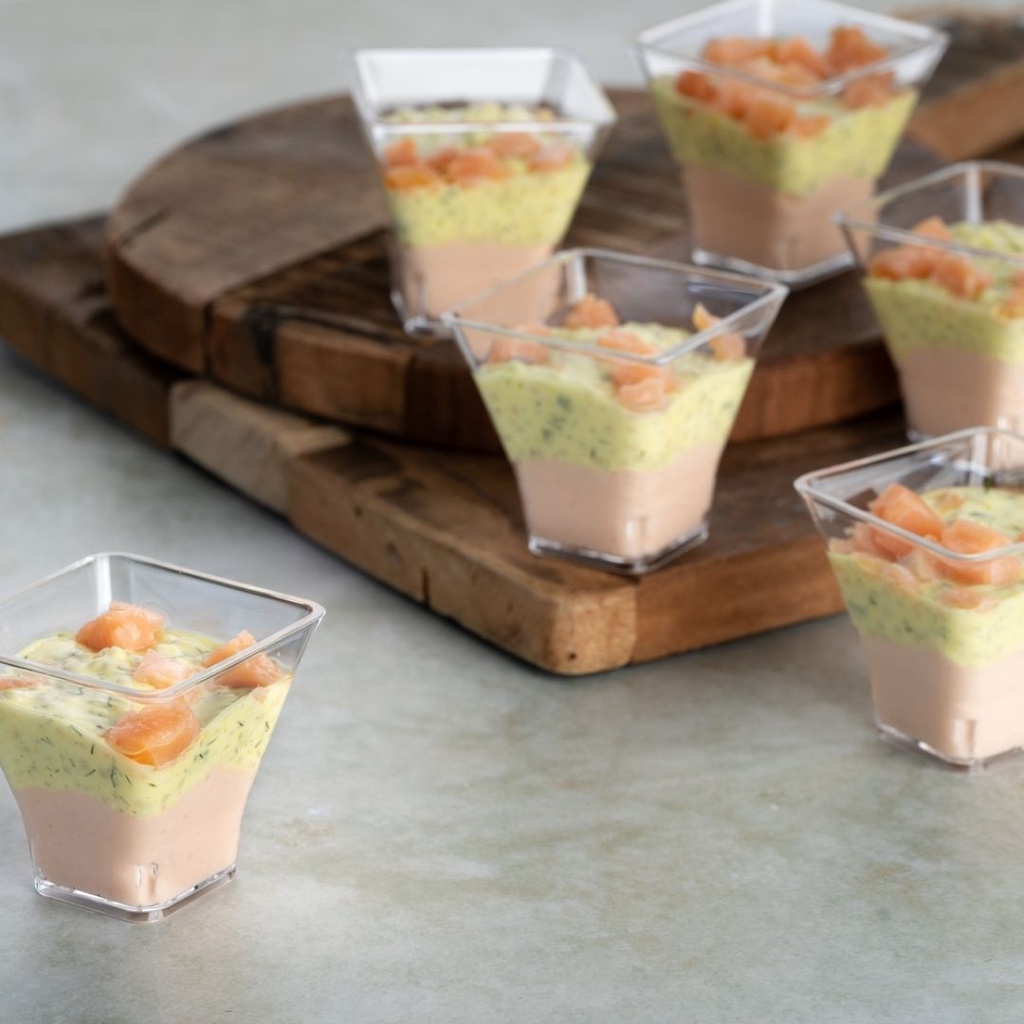 Verrines duo de saumons et citron 45 G x 6 - 270G