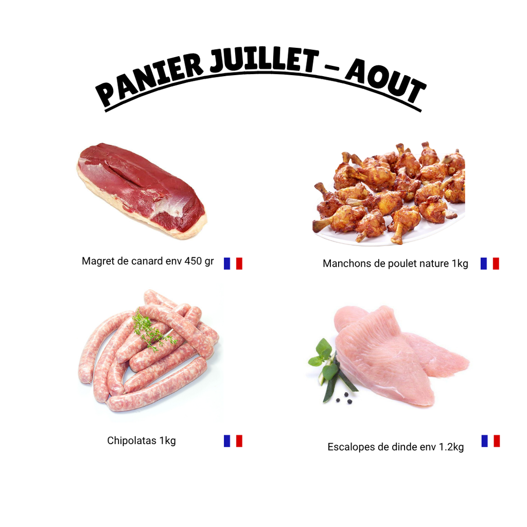 Panier de l'été Juillet - Août