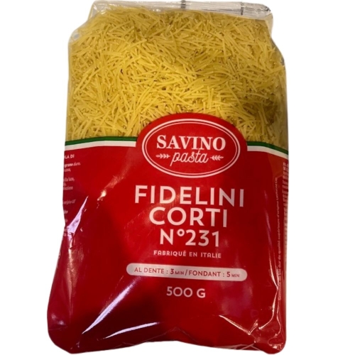 Pâtes Fidelini Corti 500 gr