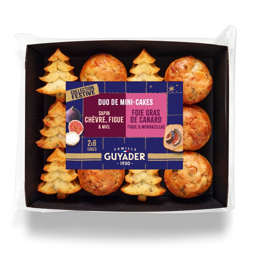 Assortiment de minis muffins & sapins - x 12