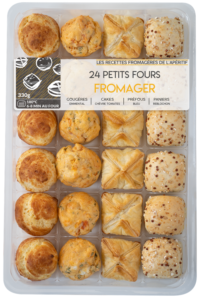 24 Petits Fours fromager - 365 G