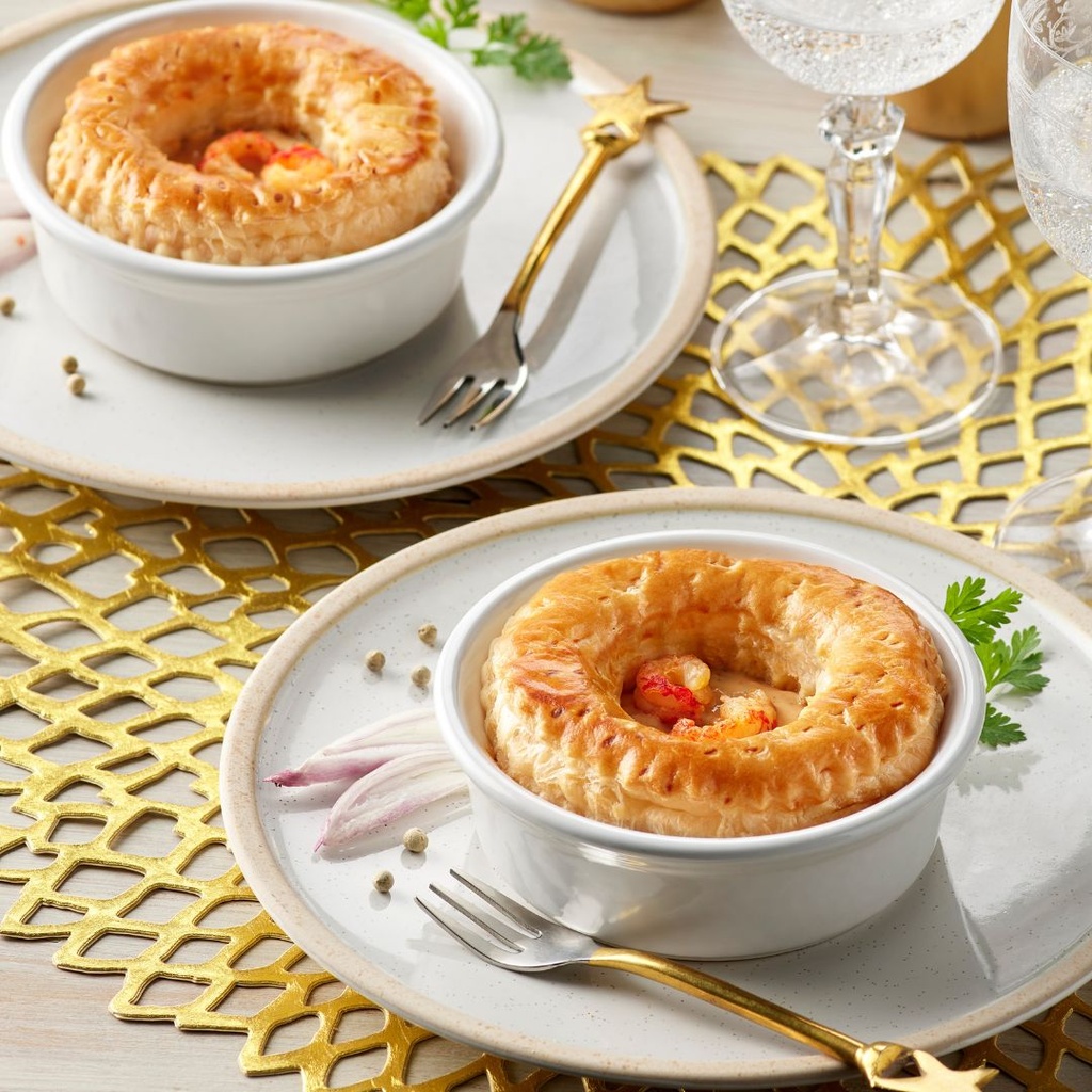 Cassolettes écrevisse et julienne de légume sauce homardine - 6 x 130 G