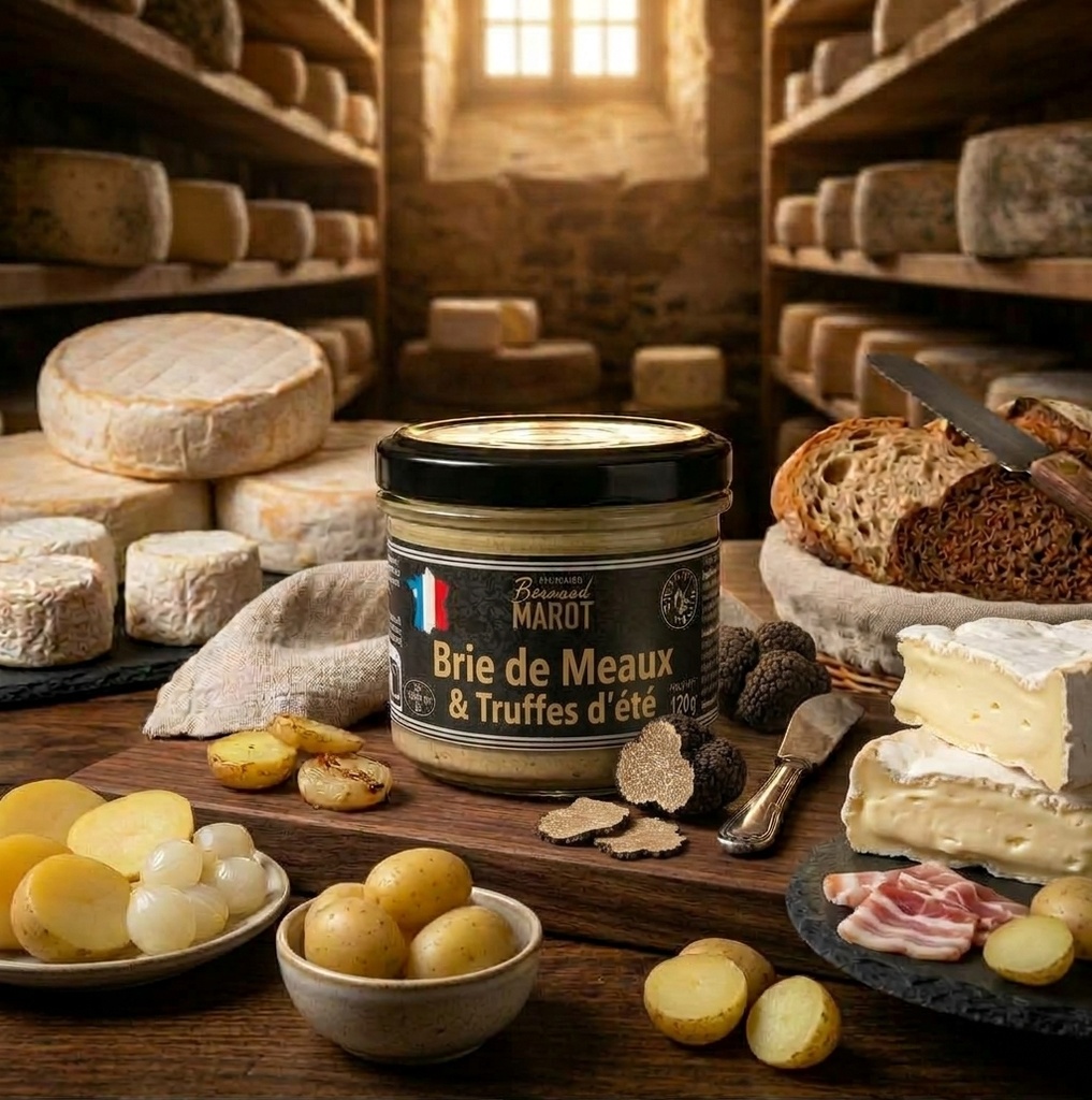 Crème fromagère - Brie de Meaux à la truffe d'été - 120gr