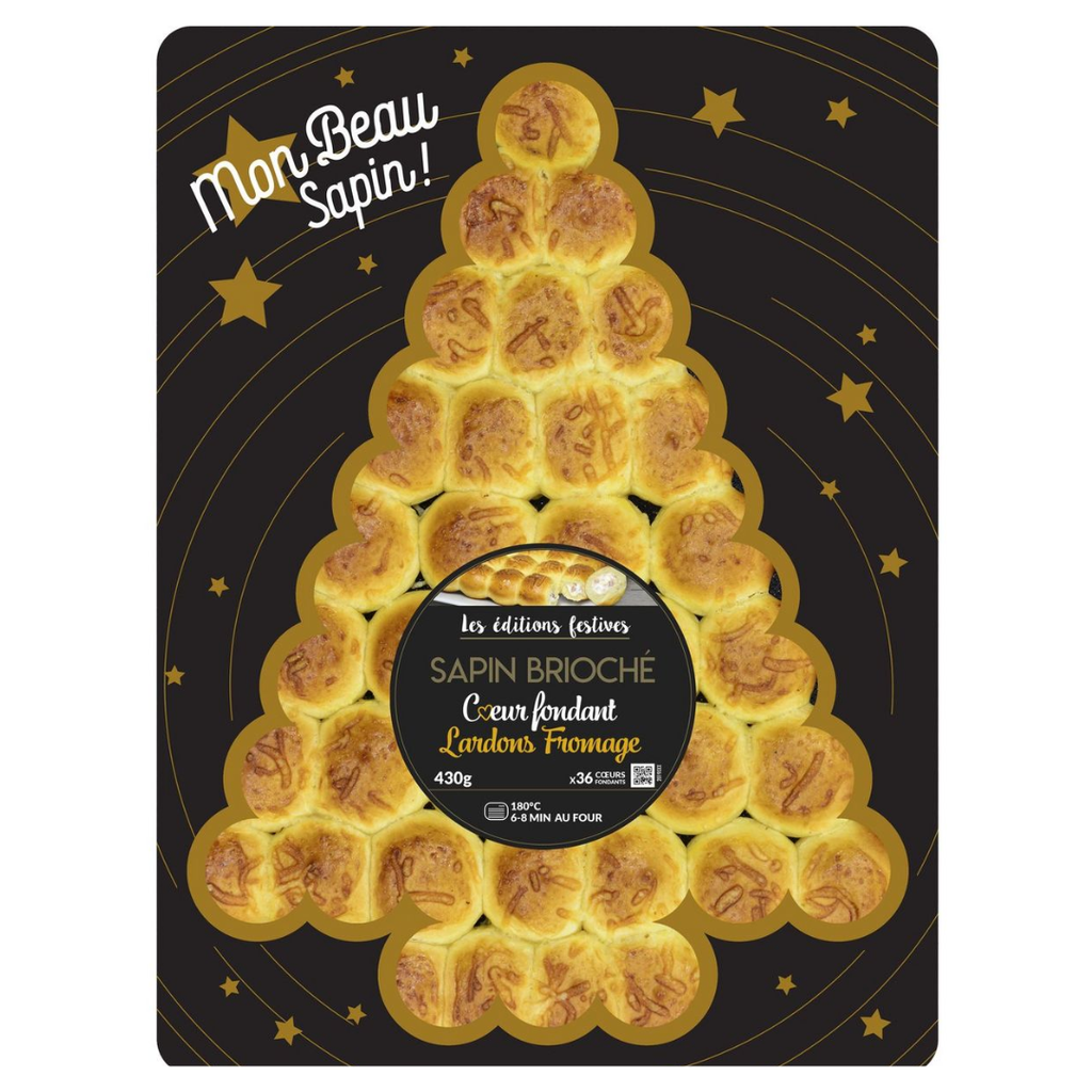 Sapin Cœur Fondant lardons & fromages à Partager - 430 G