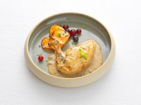 Suprême de pintade sauce riesling et cèpes - 1.6 KG